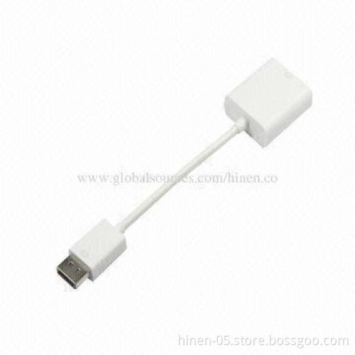DisplayPort to VGA Adapter, Supports Analog Video Output Up to UXGA and 1080p with 10-bit DAC